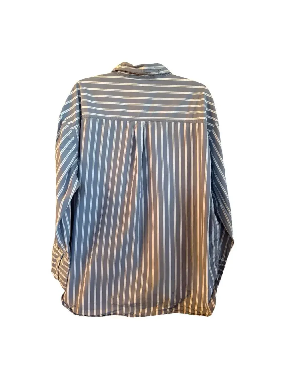 banana republic Men’s Casual Blue & White Button Down Shirt Sz.XL